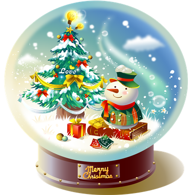 Download Hd Snow Globe Bola De Cristal Navidena Transparent Png Image Nicepng Com