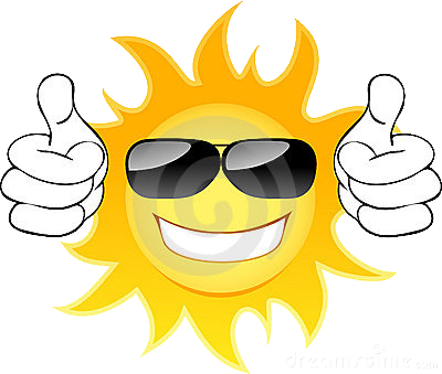 Sol Playa Png - Sun With Sunglasses Clip Art (400x339), Png Download