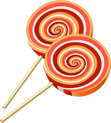 Food - Candies - Lollipop Clipart Transparent Background (362x400), Png Download