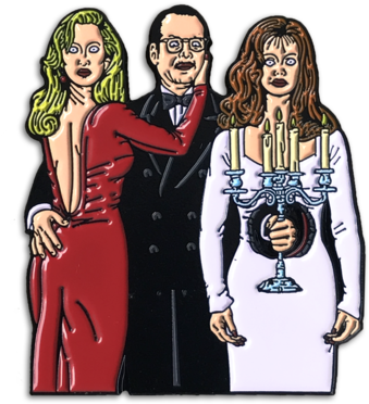 Death Becomes Her Death Becomes Her - Lapel Pin (600x600), Png Download