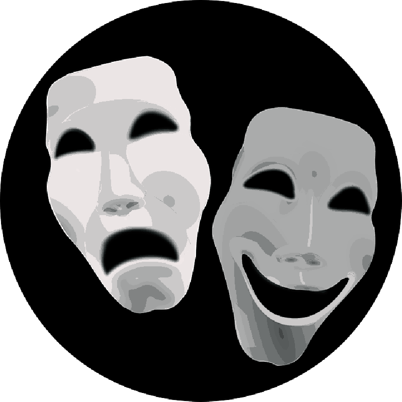 Mb Image/png - Theatre Masks (800x800), Png Download