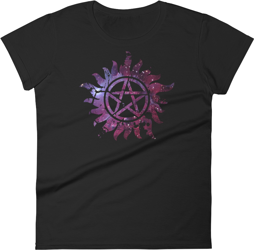 Supernatural Anti-possession Galaxy Print - Tk Flowering T シャッツ (1000x1000), Png Download