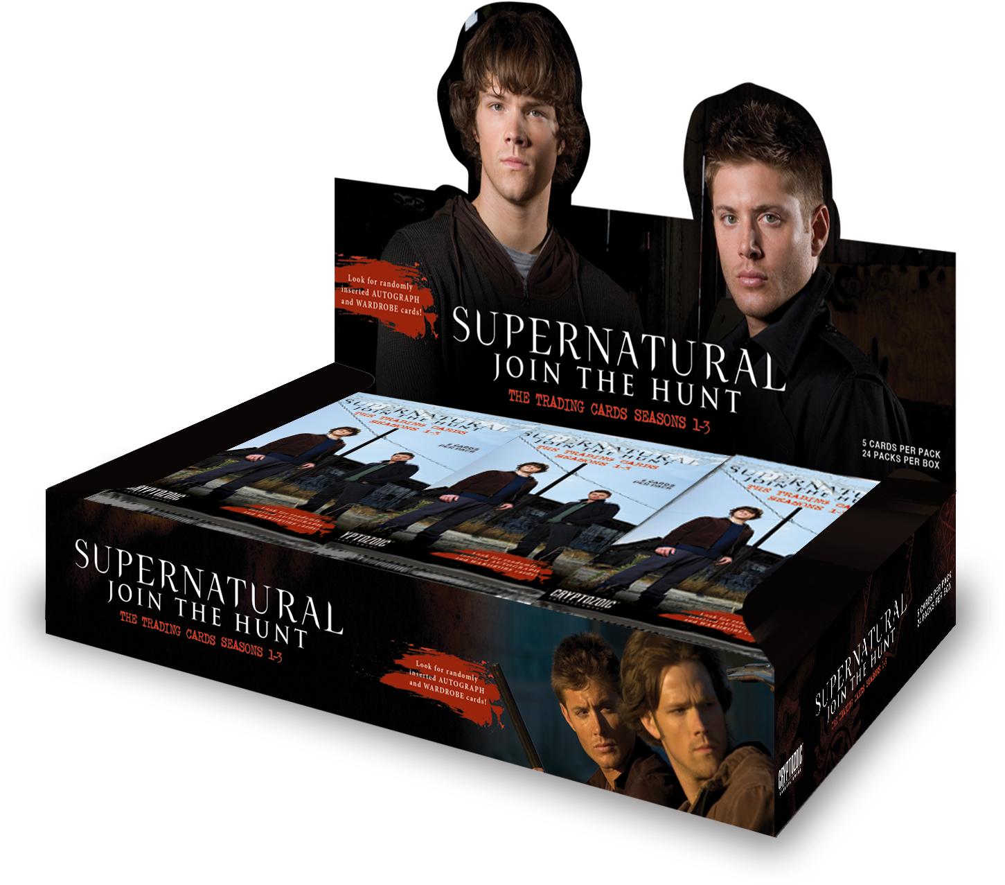 Supernatural Trading Cards Seasons - Supernatural Cards (1638x1527), Png Download