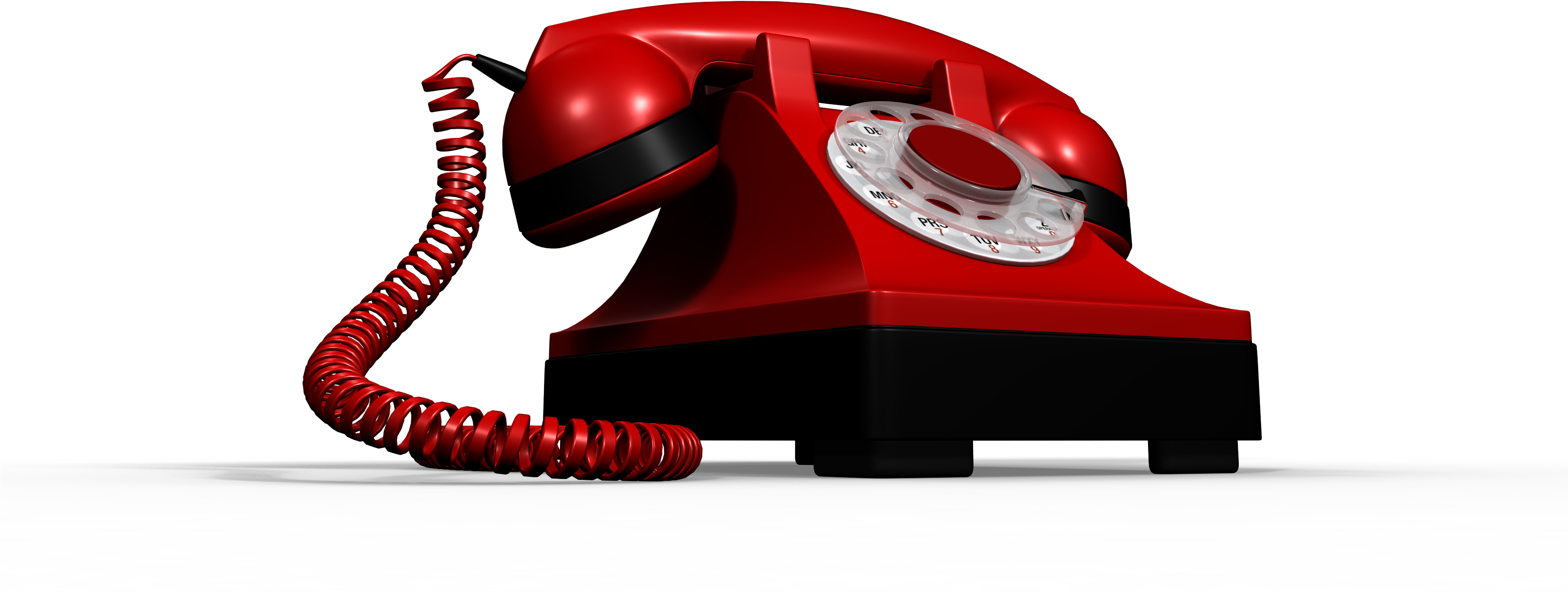 Compartir - Corded Phone (3576x1436), Png Download