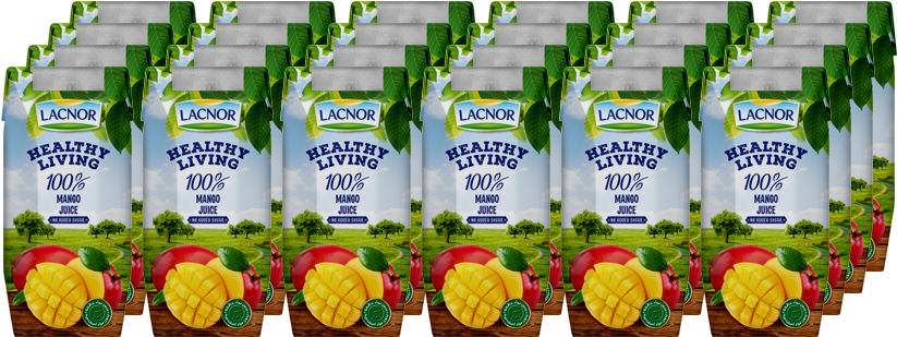 Lacnor Healthy Living Mango Juice 250ml - Fruit (900x900), Png Download