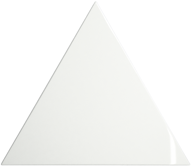 White Glossy - Triangle White Logo Png (1000x1000), Png Download