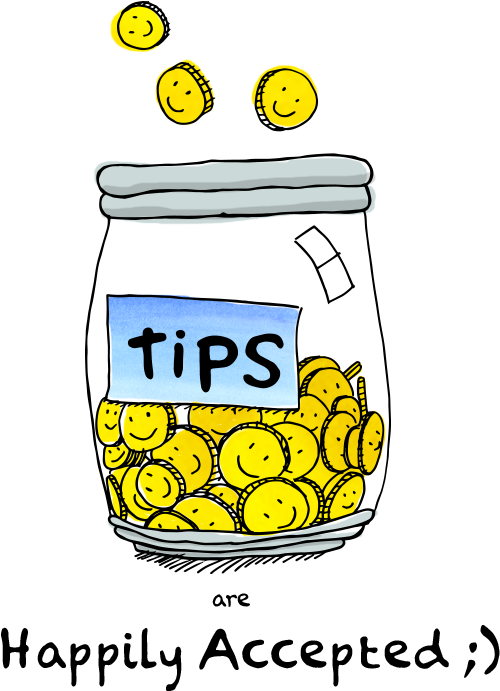 Tipjar Sidebar Trimmed (612x726), Png Download