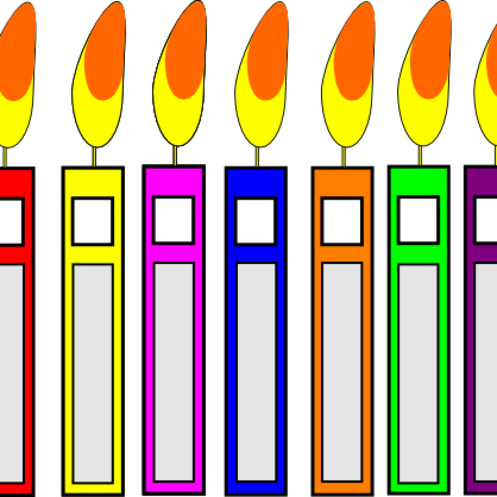Birthday Candle Clipart Birthday Candle Name Tags Clip (1024x1024), Png Download