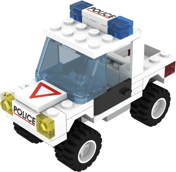 Police Car - Model Car (621x607), Png Download