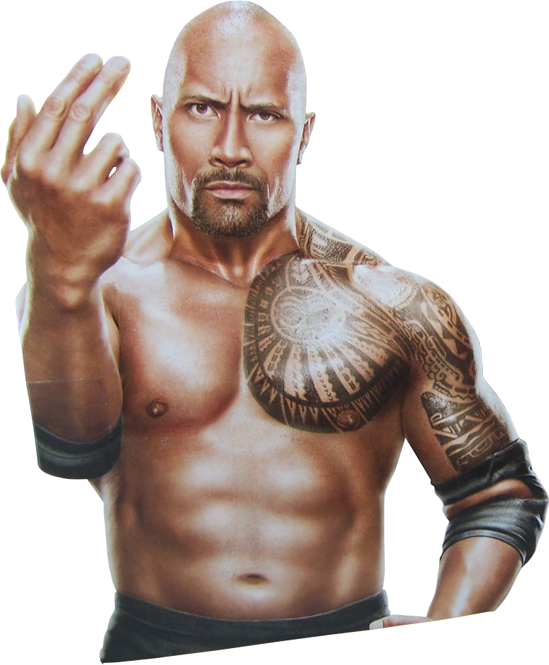 The Rock Png - Rock Wwe Png (779x944), Png Download
