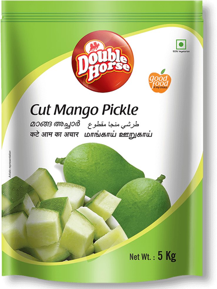 Picture Of Double Horse Cut Mango Pickle - Double Horse Mango Pickle 100 G (1000x1000), Png Download