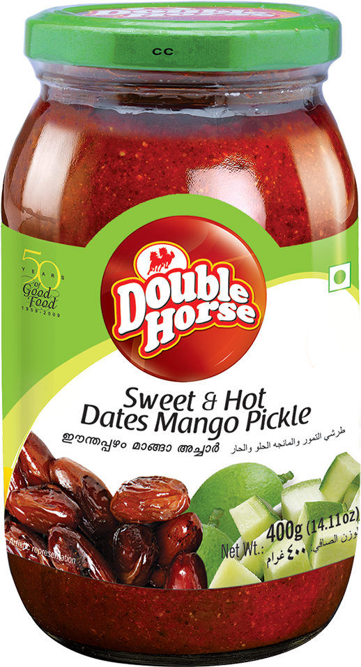 Double Horse Tender Mango Pickle (1000x1000), Png Download