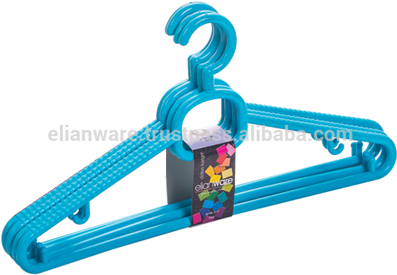 4 Pcs Malaysia Plastic Clothes Coat Hanger E-17 - Clothes Hanger (600x600), Png Download