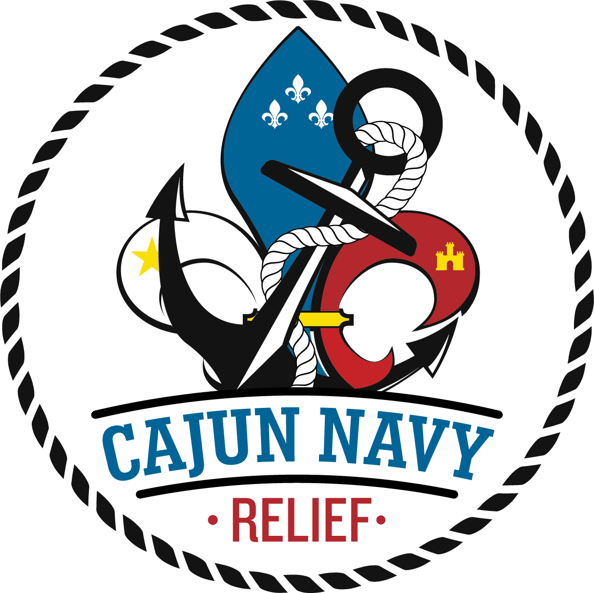 Cajun Navy Relief And Rescue - Scouting (1216x1214), Png Download