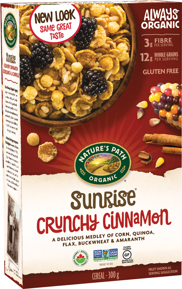 Nature's Path Cinnamon Cereal (720x960), Png Download