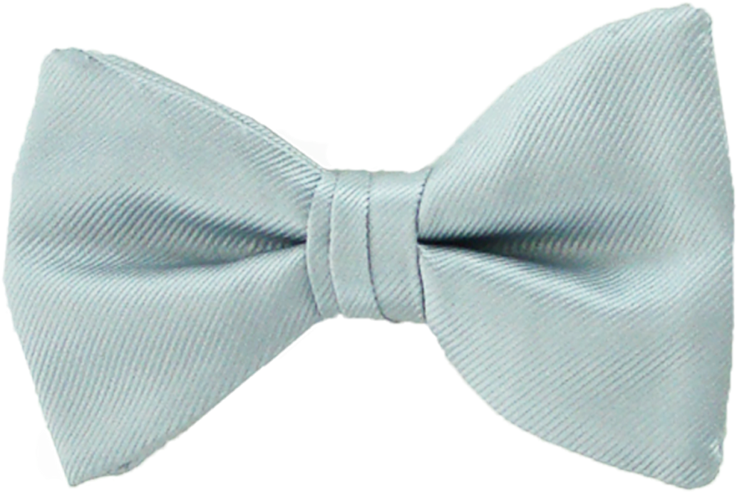 Simply Solid Light Silver Bow Tie - Silk (1188x1188), Png Download