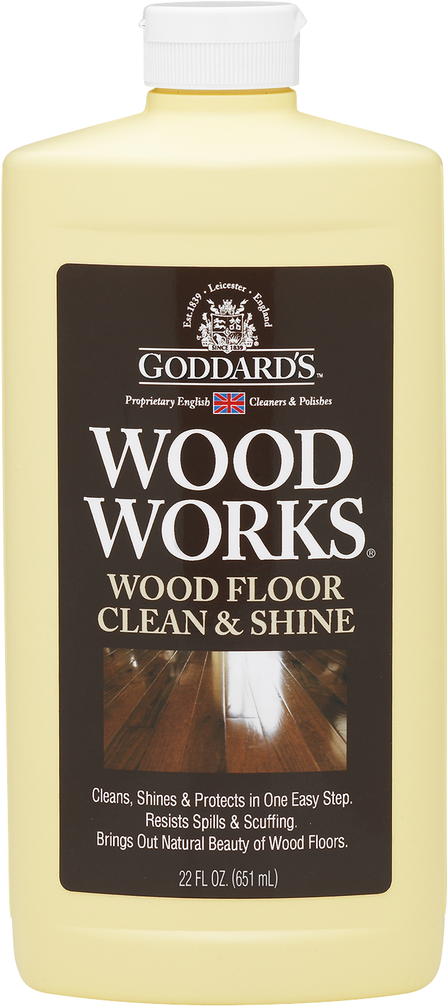 Wood Works® Clean & Shine (714x1491), Png Download