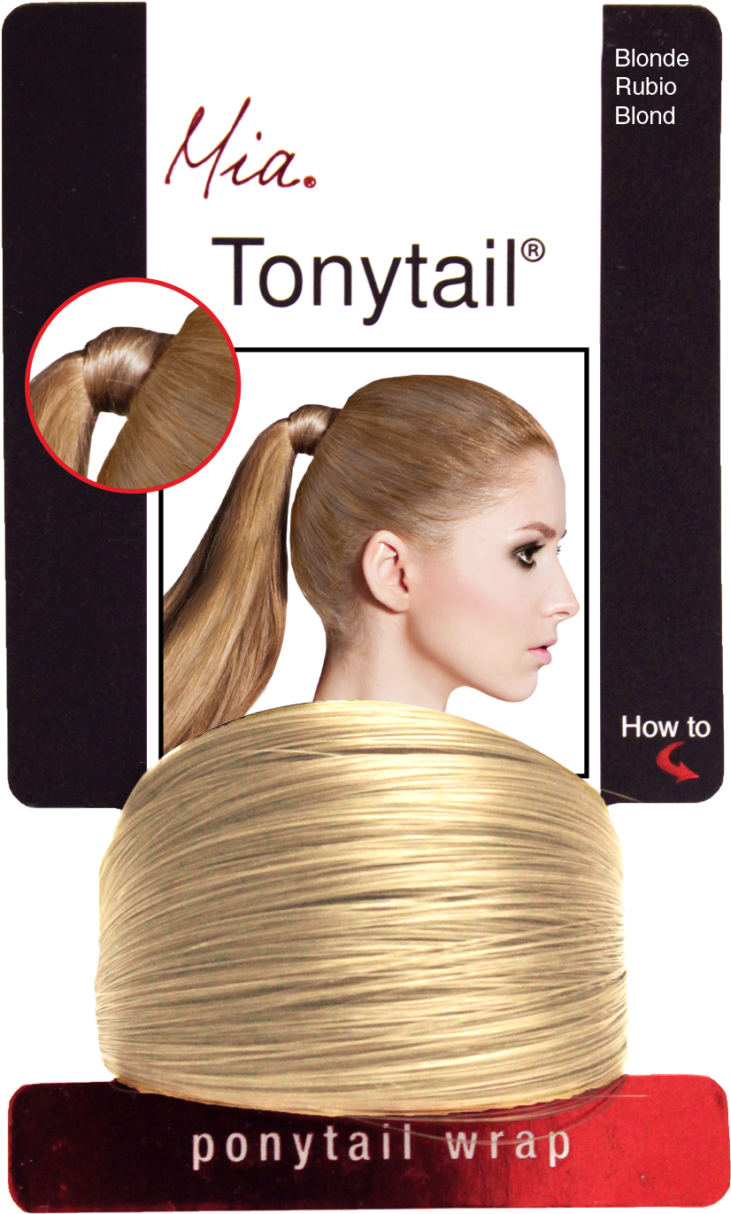 Mia® Tonytail® Ponytail Wrap- Synthetic Wig Hair - Hair (900x1500), Png Download