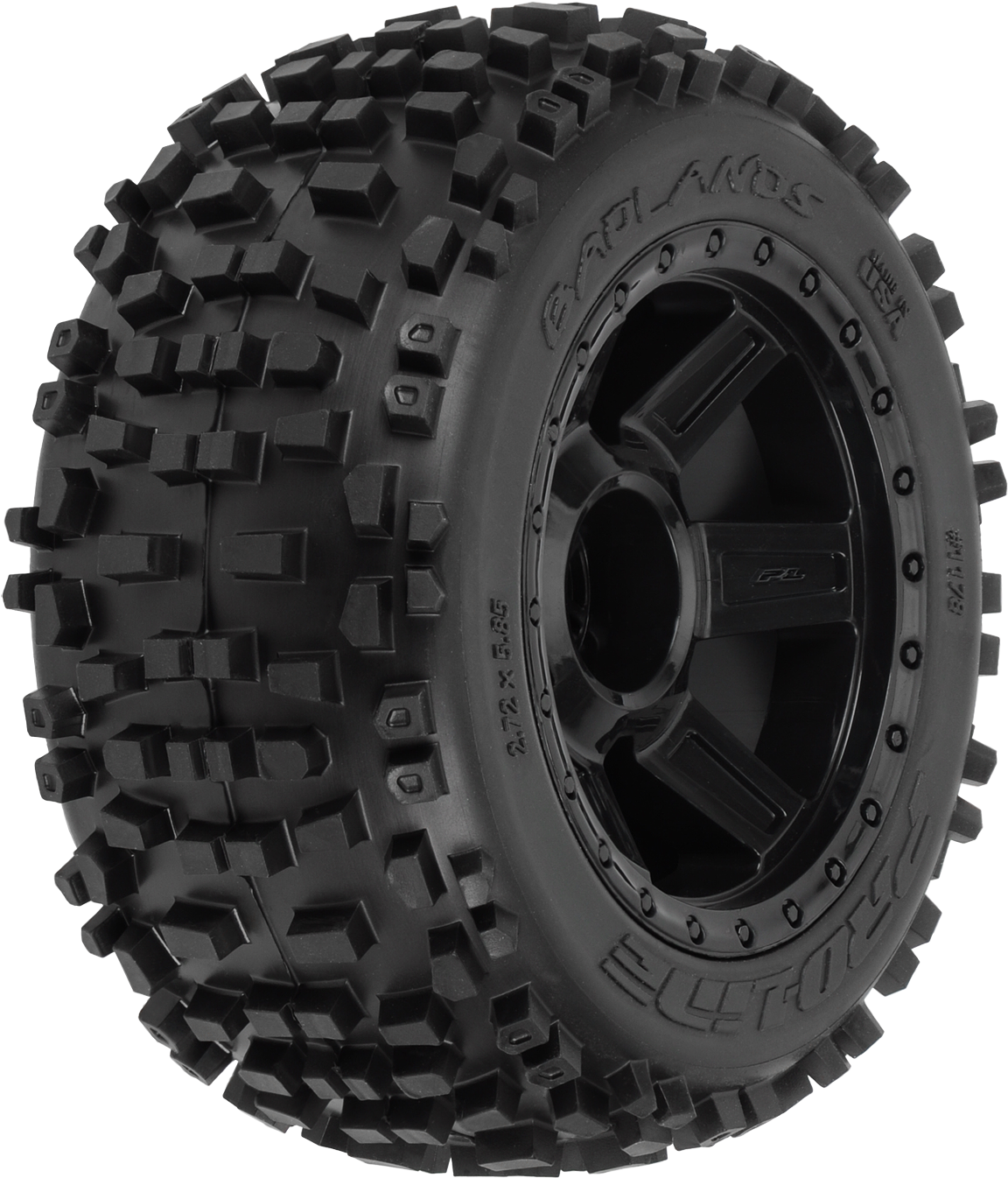 Car Tire Png - Proline Badlands 1 8 Truggy (1217x1400), Png Download