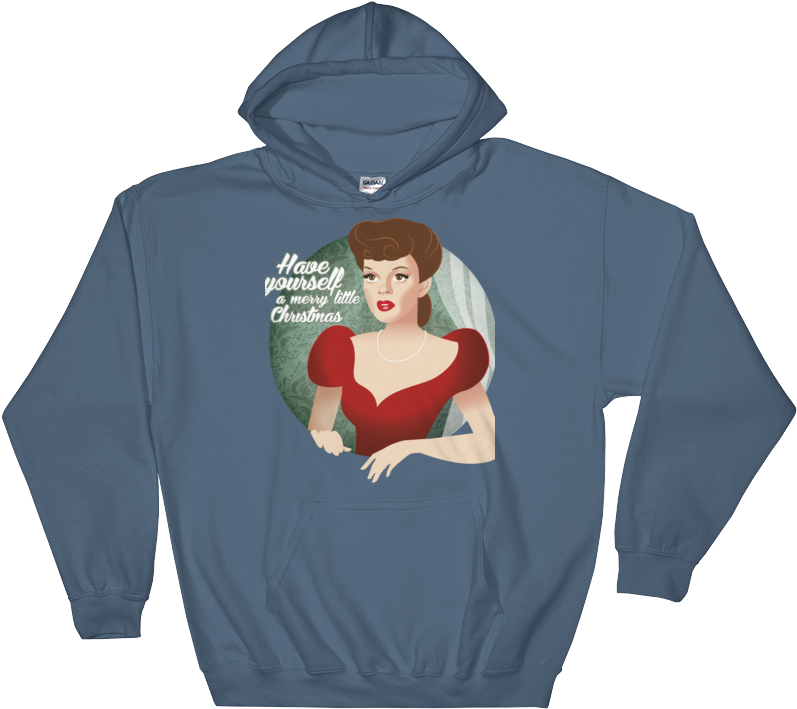 Christmas Garland Hoodie Swish Embassy - Sweatshirt (1000x1000), Png Download