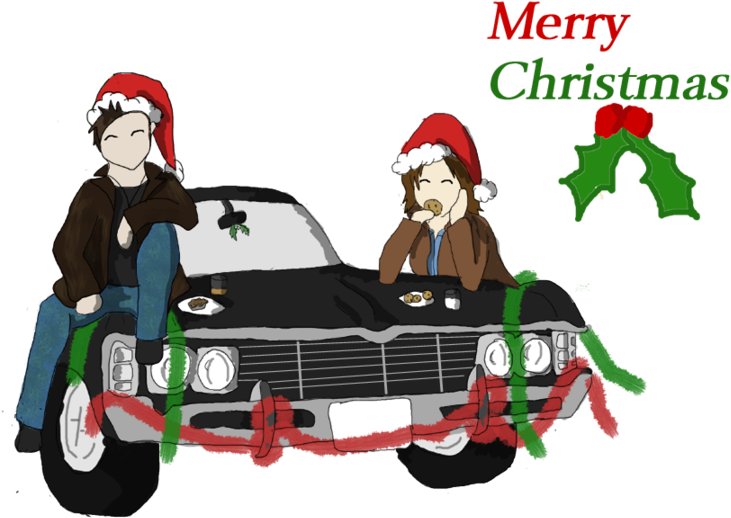 Supernatural Christmas Meme - Supernatural Christmas Transparent (900x565), Png Download