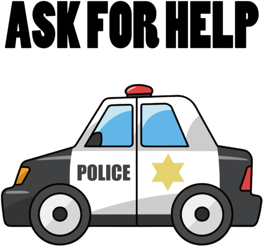 Ask For Help Police - People Who Help Us Poem (533x800), Png Download