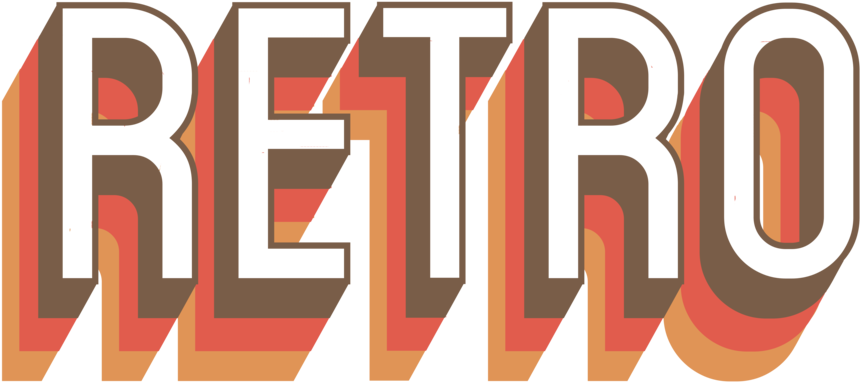 Retro (1000x849), Png Download