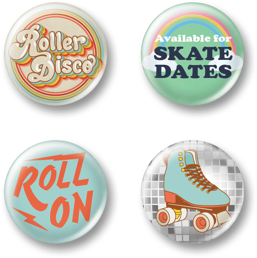 Retro Button Pins - Evil Taste Six Pint (1200x1200), Png Download