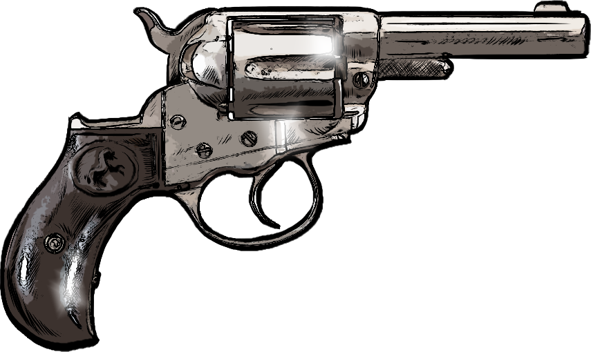 Westernhandguns 0006 Coltlightening (855x510), Png Download