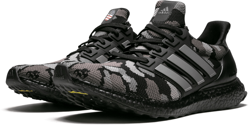 Download Hd Bape Adidas Ultra Boost Transparent Png Image Nicepng Com