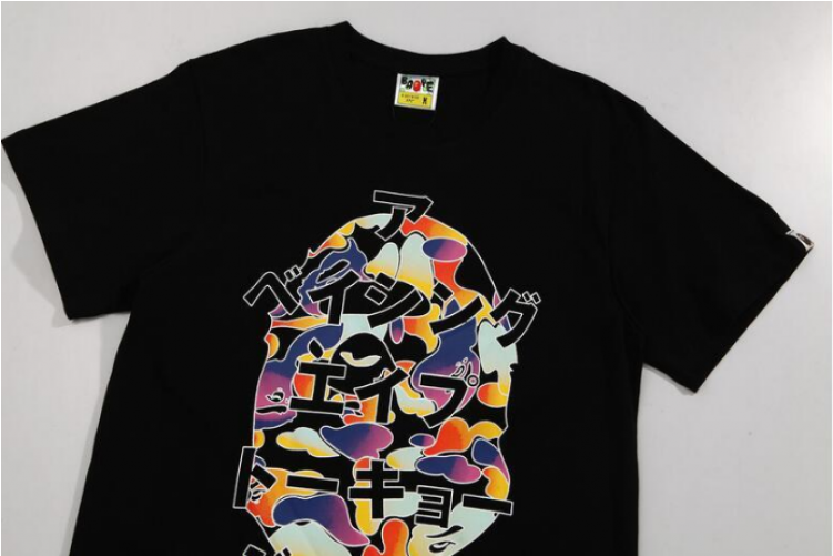 Bape 01161640 Fashion Men's Japan Letter A Bathing - Active Shirt (750x750), Png Download