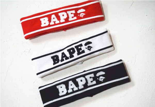 A Bathing Ape Bape Face Headband - Label (600x600), Png Download