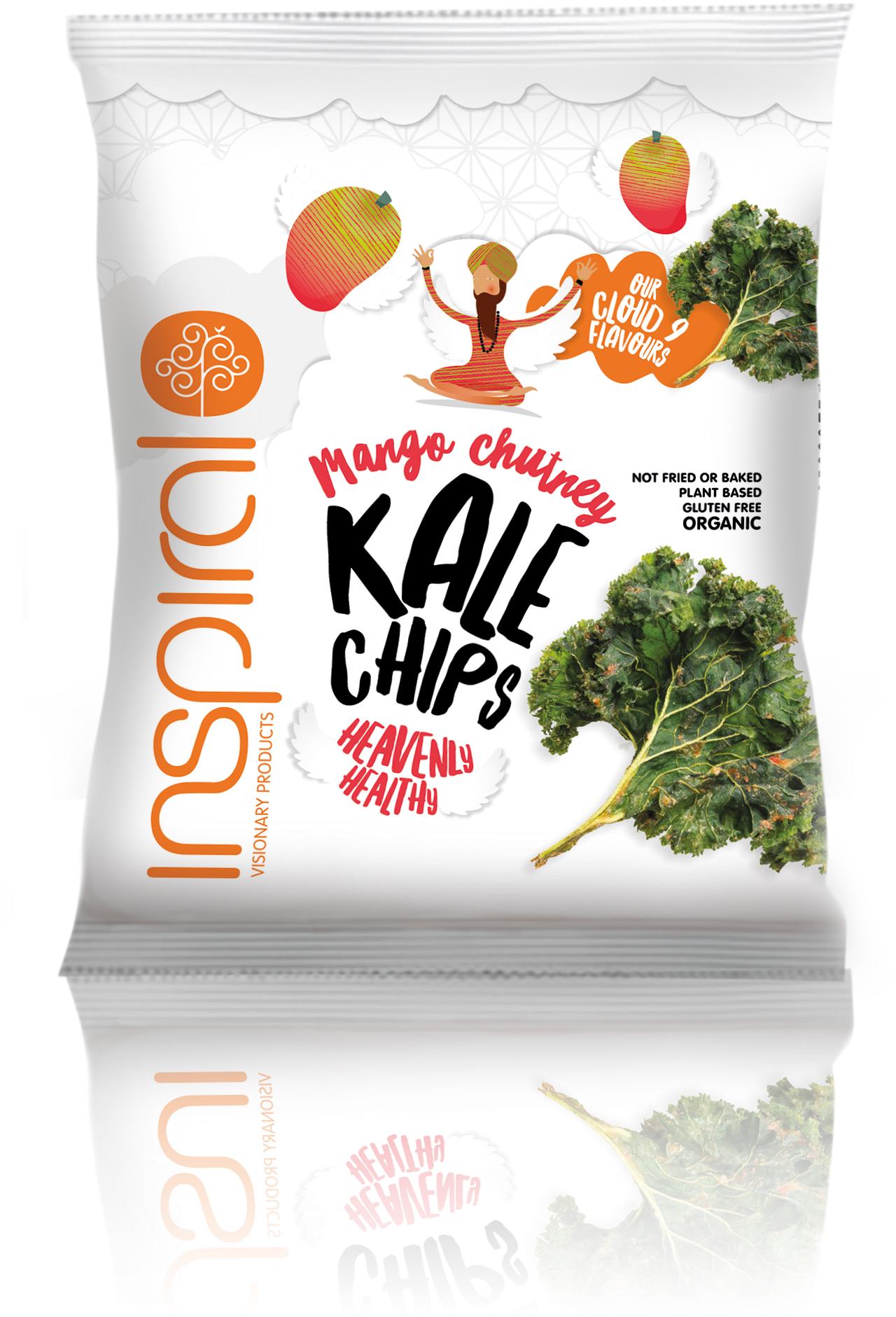Mango Chutney Kale Chips - Inspiral (2048x2048), Png Download
