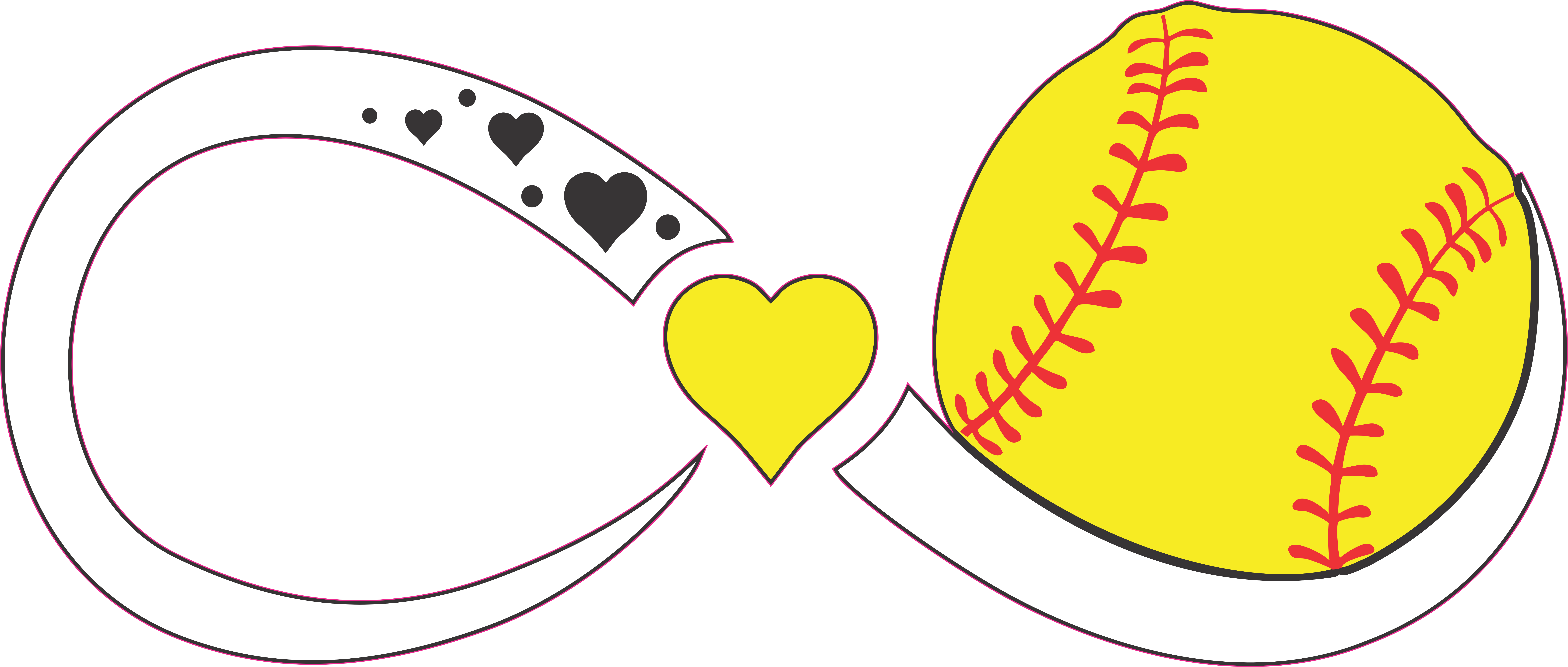 Infinity Softball (10302x4367), Png Download