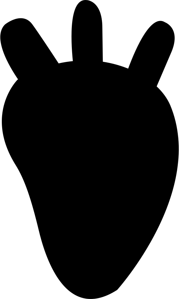 Heart Silhouette Comments (588x980), Png Download