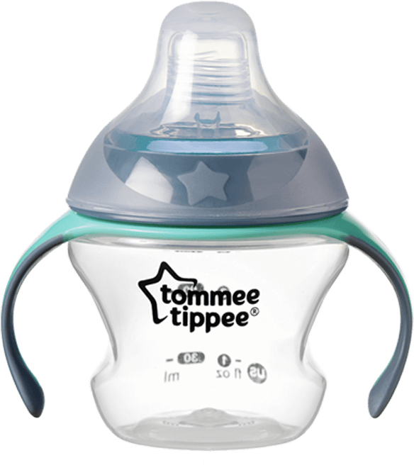 Closer To Nature Bottle Transition Cup - Mealtime Trainer Cup Tommee Tippee (800x800), Png Download