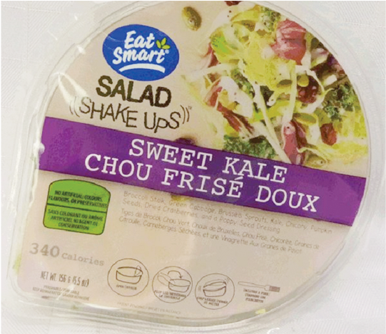 Kale Salads Recalled In Canada For Listeria - Eat Smart Salad Recall (673x468), Png Download
