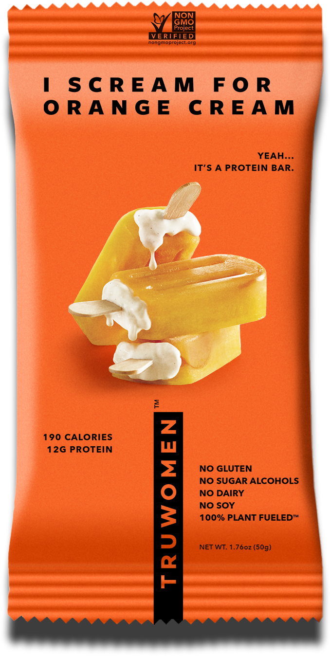 I Scream For Orange Cream - Protein Bar (1000x1500), Png Download