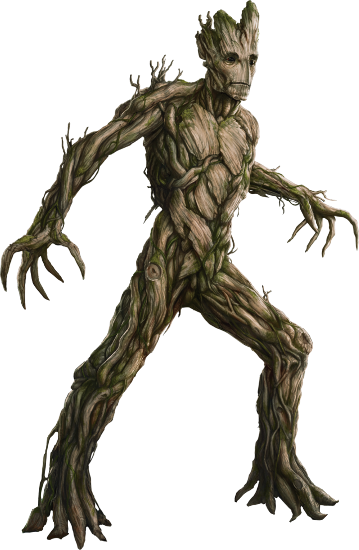 Guardians Of The Galaxy Clipart Animated - Groot Png (722x1107), Png Download