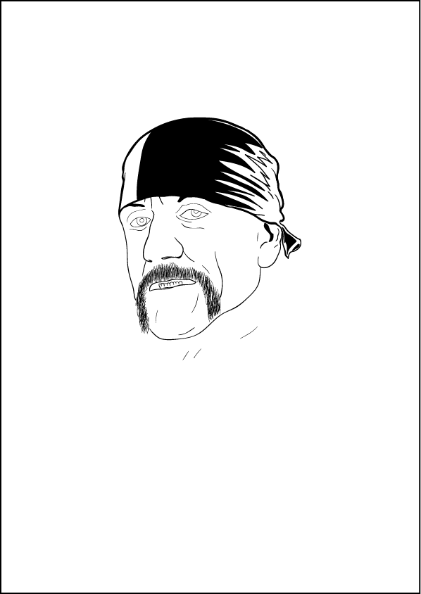 Just Noticed That He Has Much More - Sketch (598x844), Png Download