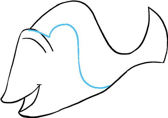 How To Draw Dory (678x600), Png Download
