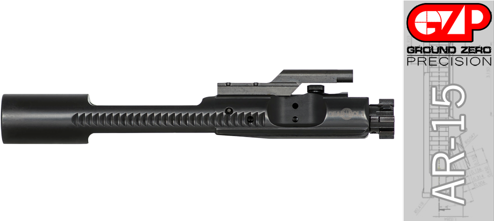 Dead Bolt Ar 15 Bcg - Firearm (1000x441), Png Download