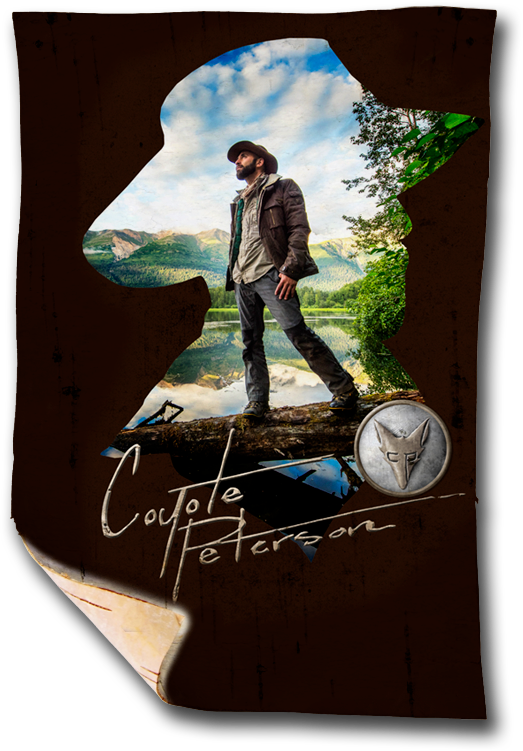 Coyote Peterson - Coyote Peterson Poster Signed (523x751), Png Download