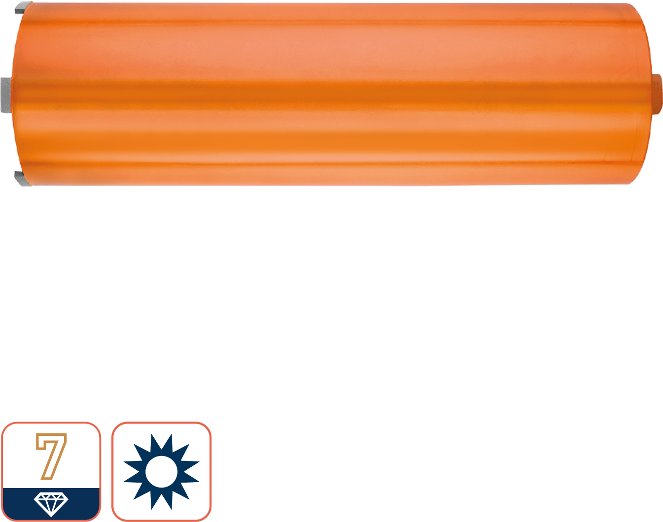 Diamond Core Drill Bit, Dry - Cylinder (1560x1300), Png Download