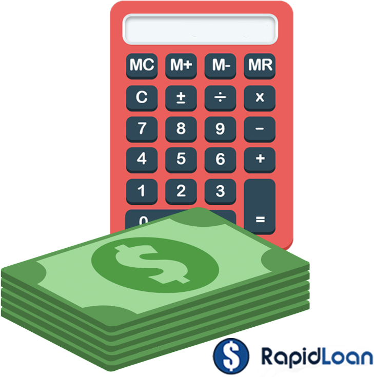 Rap#loan Money Calculator - Clipart Stack Of Money (800x800), Png Download