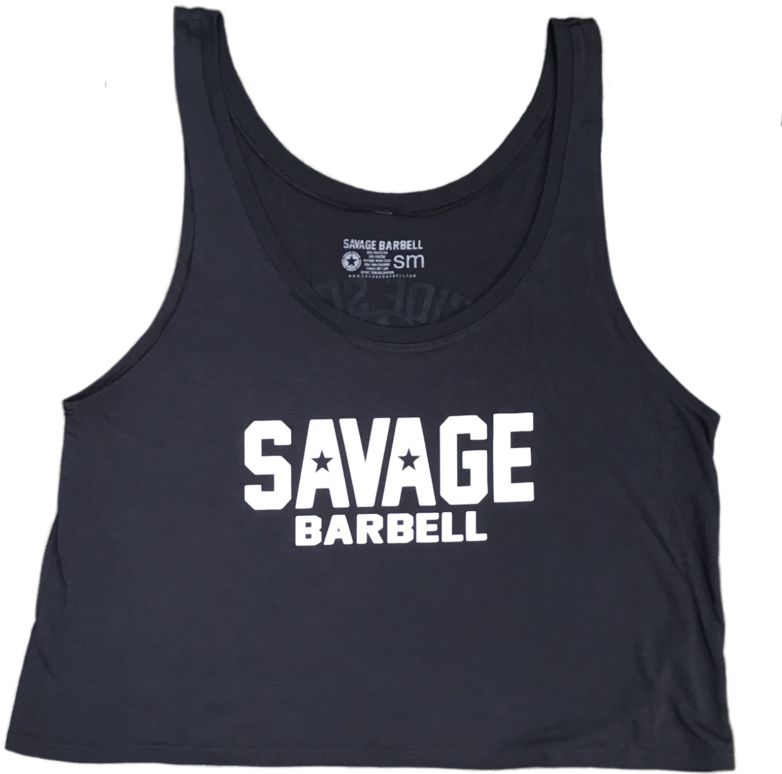 Crop Top - Suicide Squad - Dark Gray - Savage Barbell - Active Tank (1616x1635), Png Download