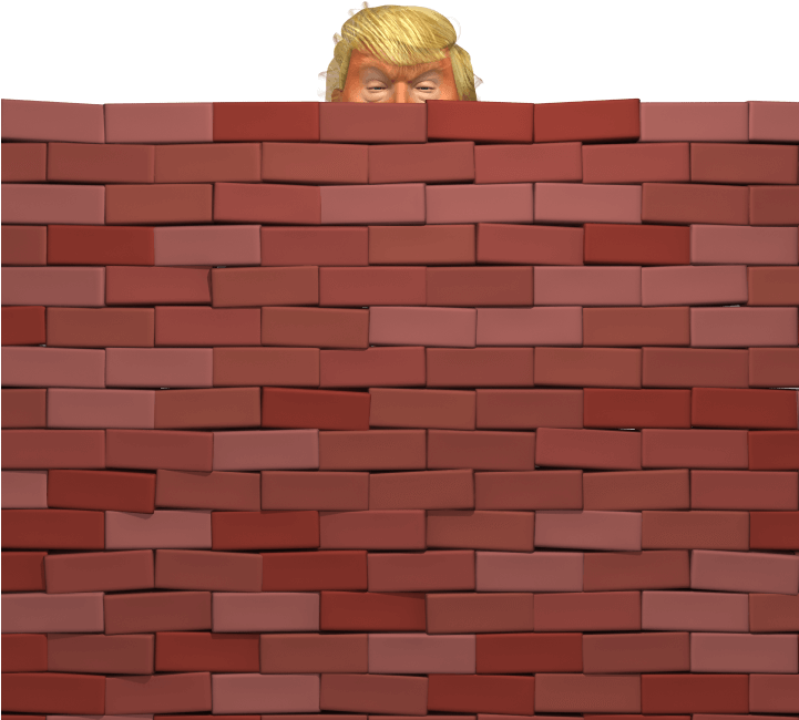 Trump Wall - Trump Wall Png (720x720), Png Download