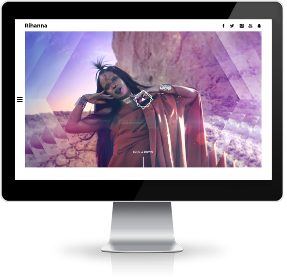 Rihanna/rihanna - Led-backlit Lcd Display (567x567), Png Download