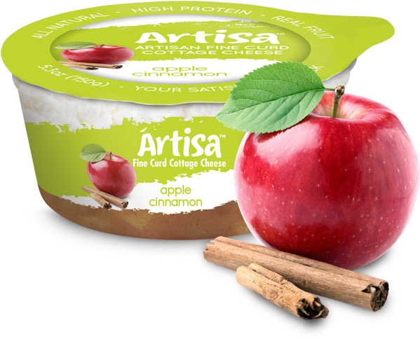 Dairy Spotlight Artisa Apple Cinnamon Curd Snack - Cinnamon (720x495), Png Download