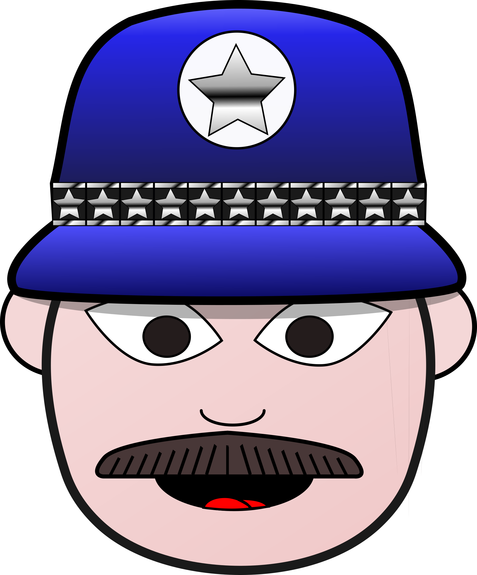 This Free Icons Png Design Of Police Man 2 (1990x2400), Png Download